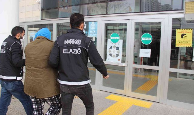 Elazığ'da uyuşturucu operasyonu: 1 tutuklama