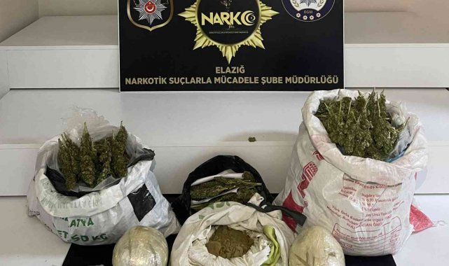 Elazığ&#039;da uyuşturucuya geçit yok: 1 gözaltı