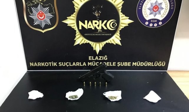 Elazığ&#039;da uyuşturucuyla mücadele çalışmaları