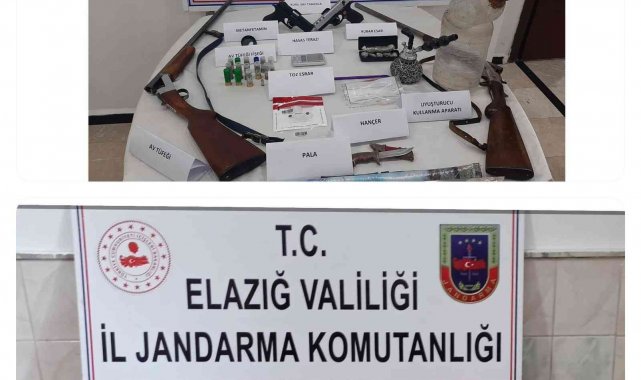 Elazığ'da zehir tacirlerine darbe