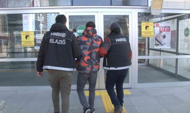 Elazığ&#039;daki uyuşturucuya operasyonda 1 tutuklama