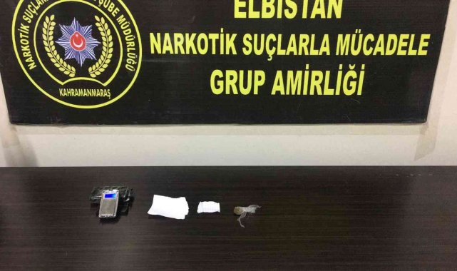 Elbistan'da 2 torbacı tutuklandı