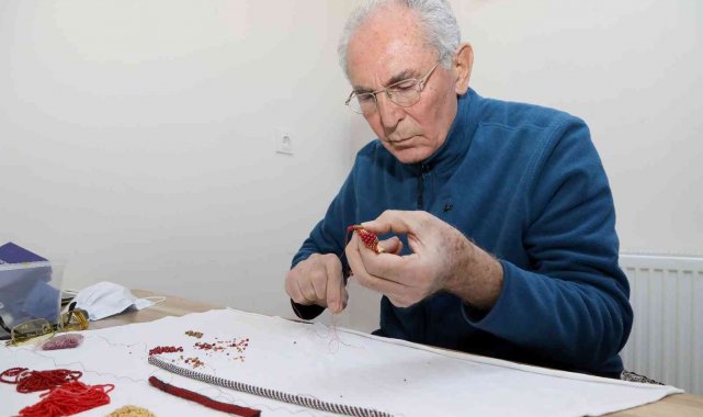 Emekli arkeolog Çankaya Evi'nde üretime katılıyor