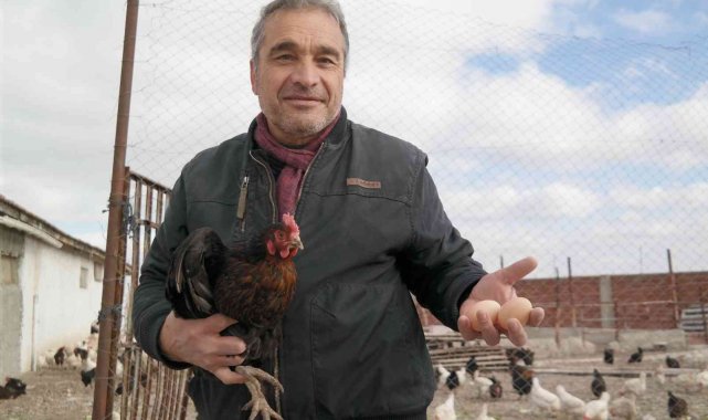 Emekli idareci kendini organik üretime verdi