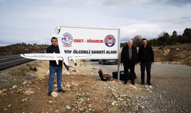 Emet-Hisarcık Orta Ölçekli Sanayi için harita çalışmaları tamamlandı