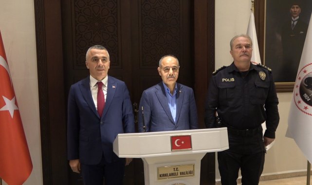 Emniyet Genel Müdürü Aktaş Kırklareli'nde