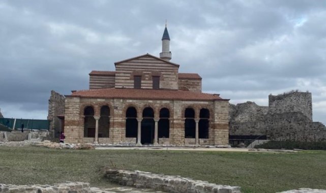 Enez Ayasofya Camii ibadete açılıyor
