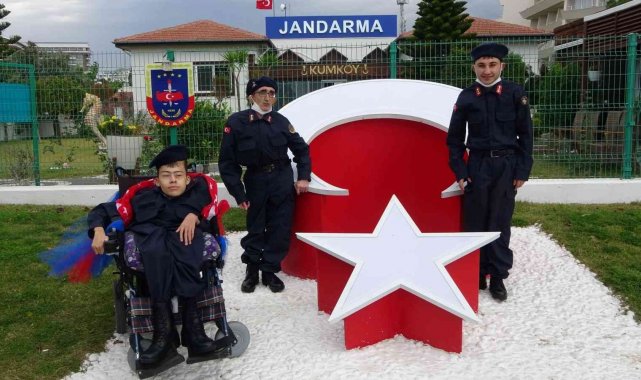 Engelli baba-oğulun askerlik özlemi sona erdi