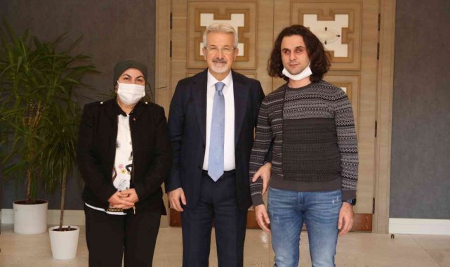 Engelli hakları çalışma grubundan Başkan Erdem'e ziyaret