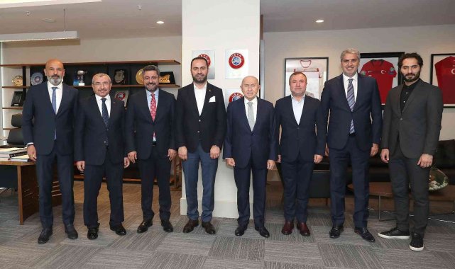 Engelli Spor Federasyonları başkanlarından Nihat Özdemir'e ziyaret