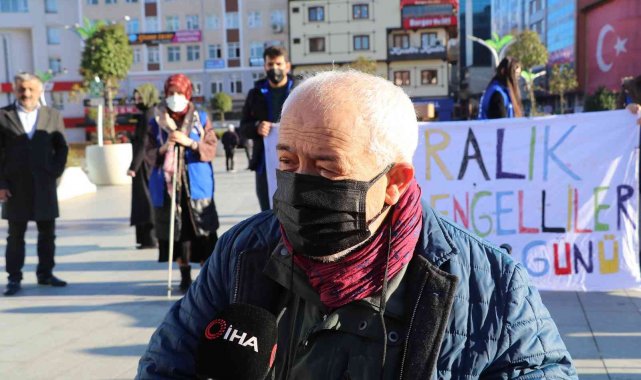 Engelliler gününe özel empati parkuru