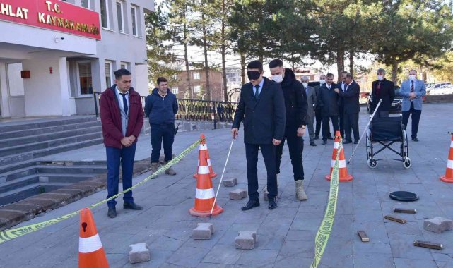 Engellilerin yaşadıkları zorluklara dikkat çekmek için "Empati Parkuru" kuruldu