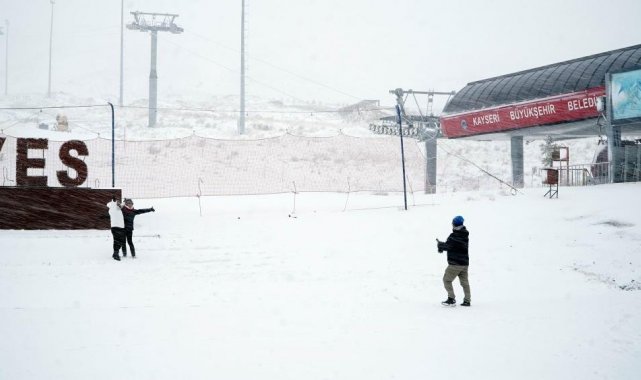 Erciyes'e yılbaşı için talep artıyor