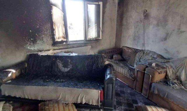 Erzincan'da ev yangını