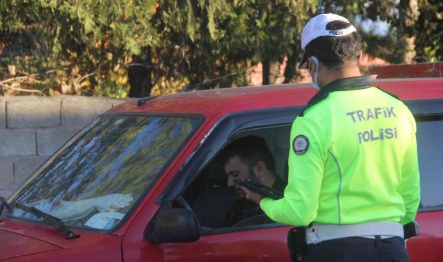 Erzincan'da trafik denetimi