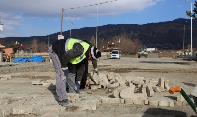 Erzincan'da üst yapı çalışmaları devam ediyor