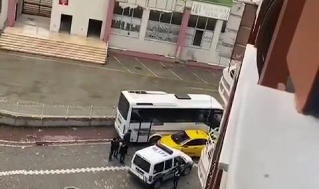 Esenyurt'ta ruhsatı iptal edilen taksici kaçtı, polis kovaladı