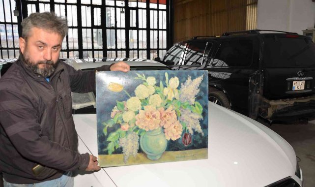 Eskici pazarından aldığı tablodaki saç telinin Van Gogh&#039;a ait olduğunu iddia etti