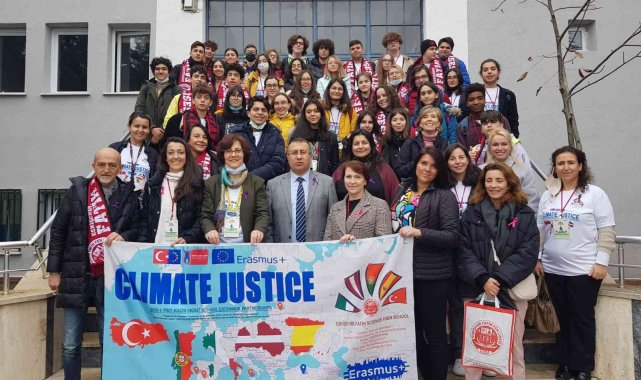 Eskişehir Fatih Fen Lisesi öğrencilerinin 'Erasmus+ Okul ortaklığı' projesi yoğun ilgi gördü