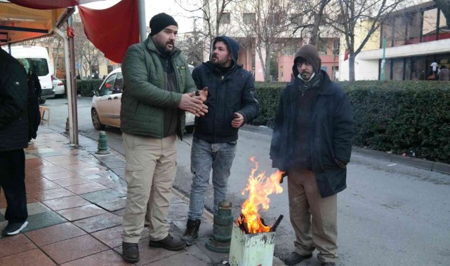 Eskişehir'de soğukla mücadele