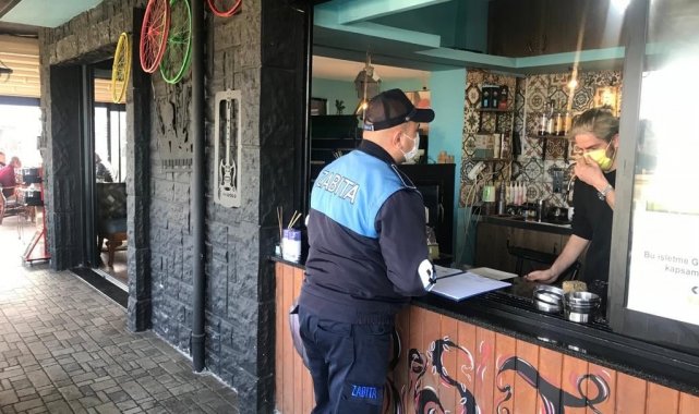 Fatsa'da korona virüs denetimleri sürüyor