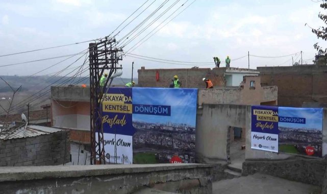 Fiskaya'da kentsel dönüşüm başladı