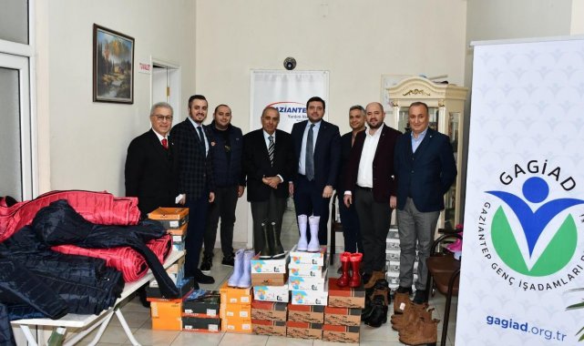 GAGİAD'dan öğrencilere mont ve bot desteği