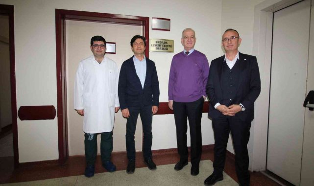 GAÜN Hastanesi&#039;ne &quot;Prof. Dr. Levent Elbeyli dersliği&quot; açıldı