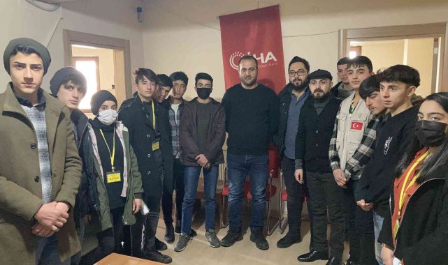 Gazetecilik bölümü öğrencilerinden İHA&#039;ya ziyaret