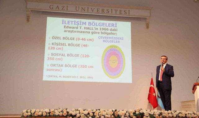 Gazi Üniversitesi'nde personele "Bedenin Pin Kodları" konulu eğitim