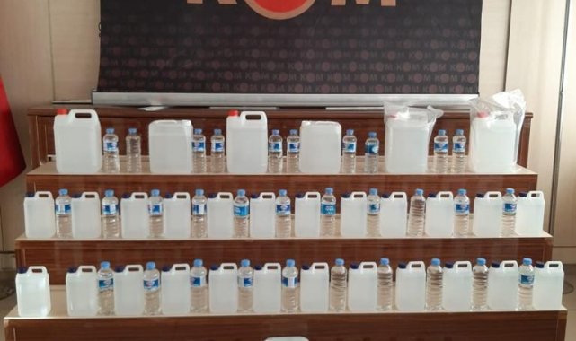 Gaziantep polisinden kaçak alkol operasyonu