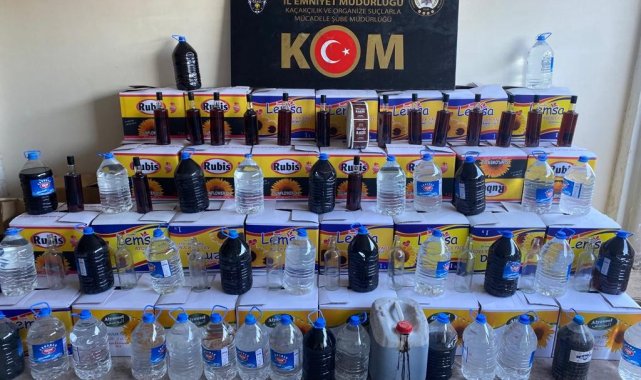 Gaziantep'te kaçak alkol üreticilerine operasyon: 1 gözaltı