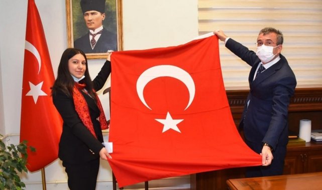 Gaziantep'ten Kırıkkale'ye bayrak ve toprak