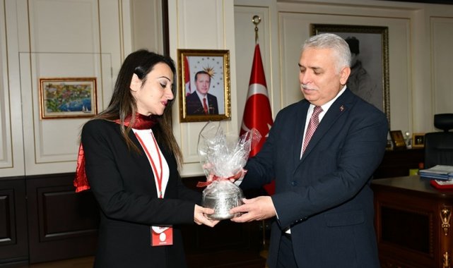 Gaziantep'ten Tekirdağ'a toprak ve Türk Bayrağı