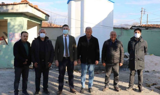 Gelenbe'de caminin minaresi yenilendi