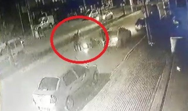 Genç kadın kuryeyi acımasızca böyle darp ettiler