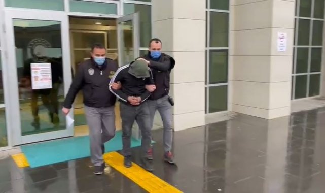 Girdiği evde suçüstü yakalandı