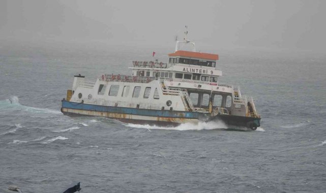 Gökçeada ve Bozcaada'ya yarınki seferler de iptal