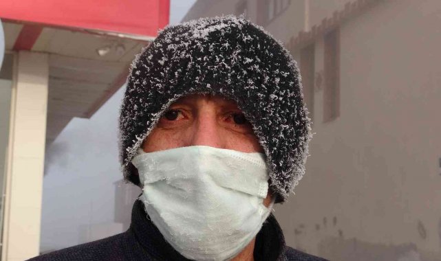 Göle buz kesti, termometreler eksi 25,7'yi gösterdi