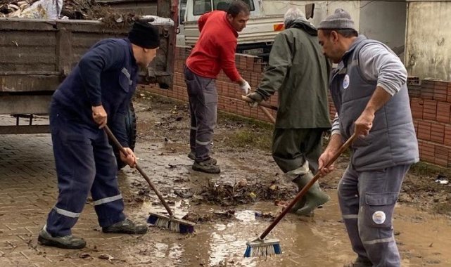Gömeç'te belediye seferber oldu