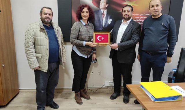 Görevine yeni başlayan idarecilere ziyaret