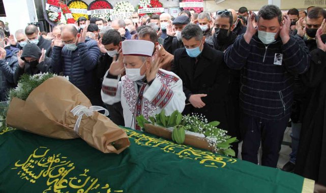 Gülçin Ergül'ün kazada ölen sevgilisi son yolculuğuna uğurlandı