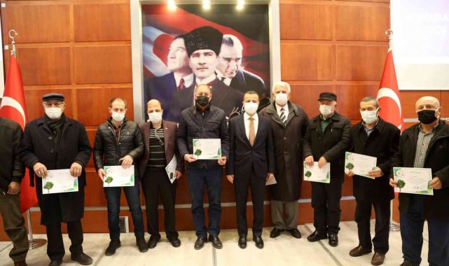 Gümüşhane'de muhtarlar sertifikalarını aldı