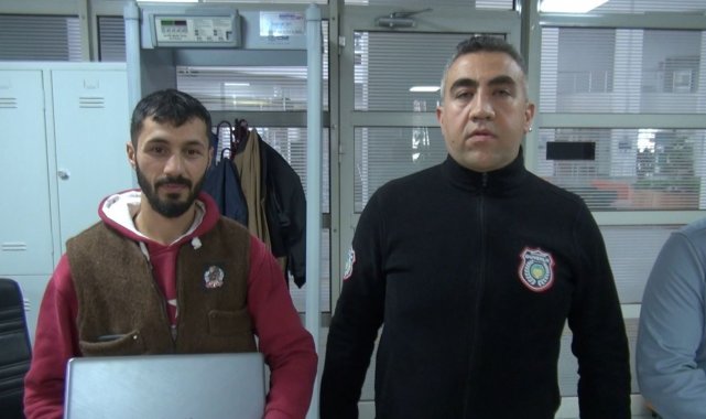 Güvenlik personelinden örnek davranış