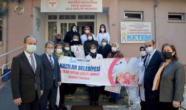 Hacılarlı Kadınlar Kanser Taramasından Geçirildi