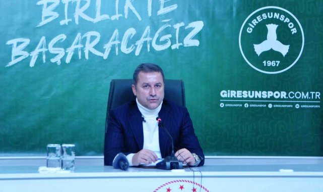 Hakan Karaahmet: "Tek derdimiz Giresunspor Süper Lig'de kalıcı olsun"