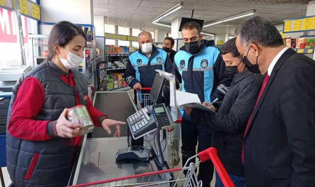 Hakkari'de market denetimi
