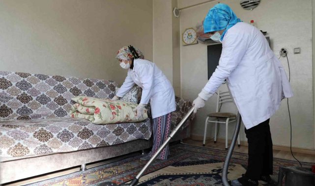 Haliliye Evde bakım hizmeti devam ediyor