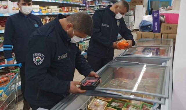 Hassa&#039;da marketler denetlendi