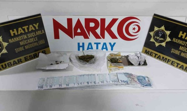 Hatay'da uyuşturucu operasyonu: 3 gözaltı